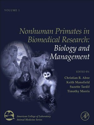 cover image of Nonhuman Primates in Biomedical Research